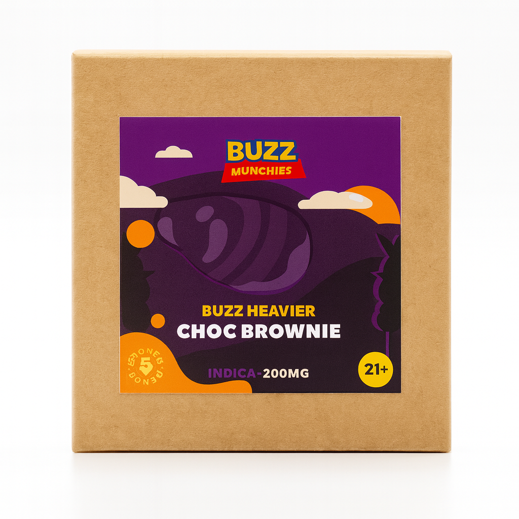 Buzz Munchies - Choc Brownie (200mg)