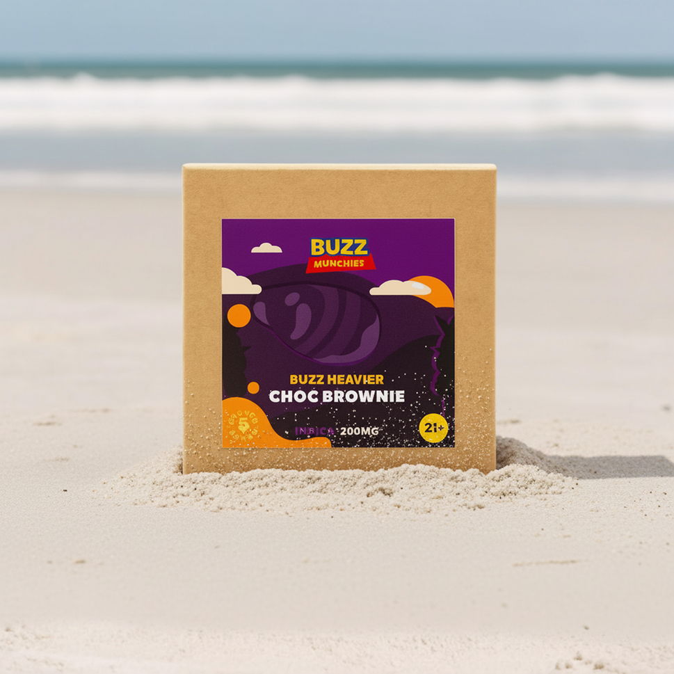 Buzz Munchies - Choc Brownie (200mg)